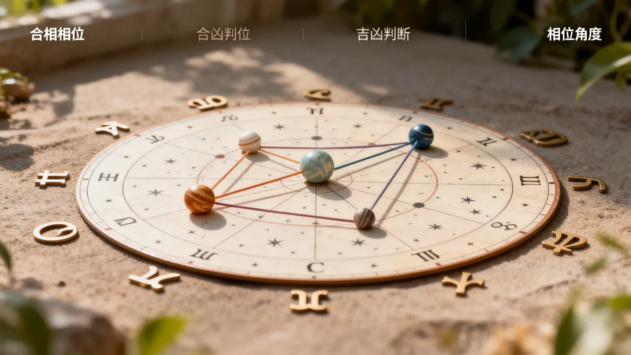 合相怎么看吉凶图解，合相相位吉凶判断方法详解