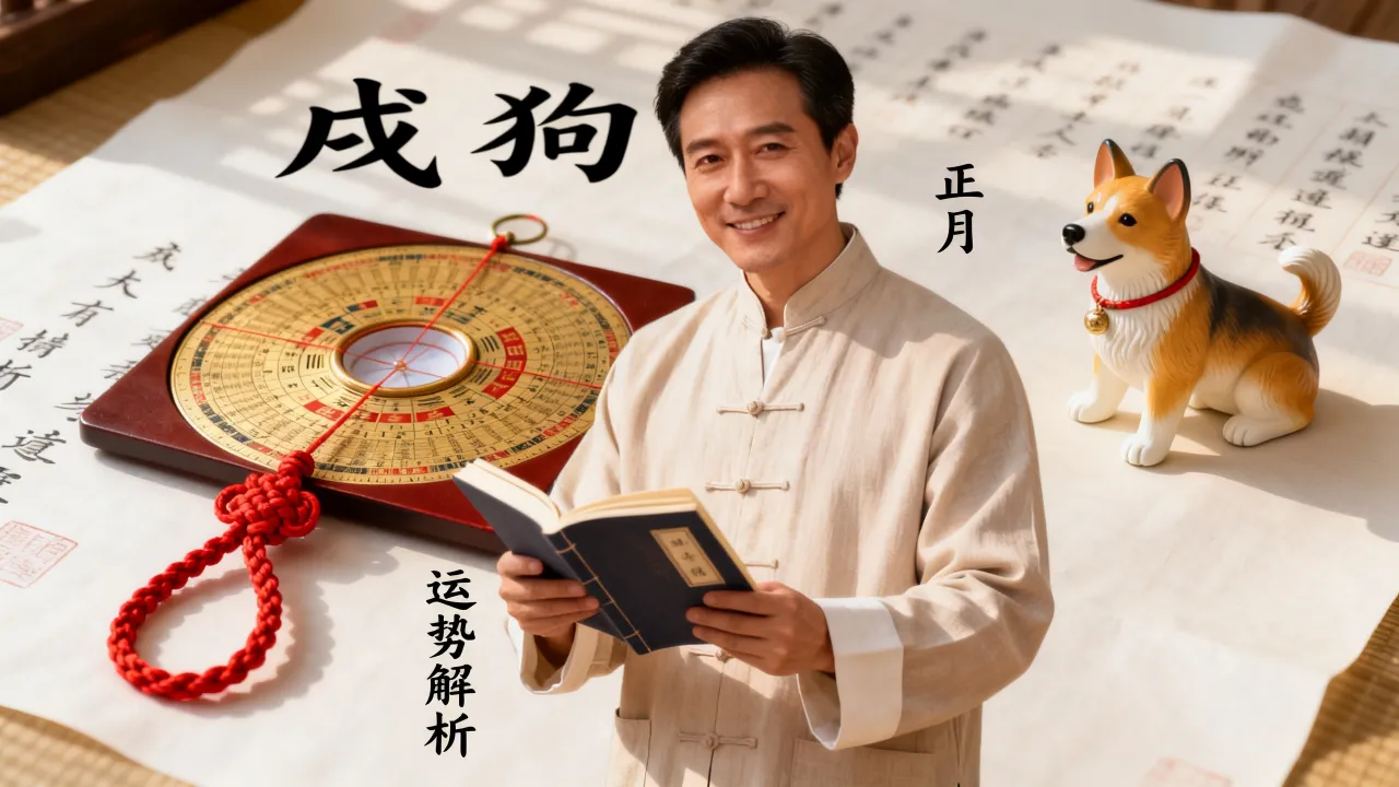 属狗正月出生男命好不好，破解一生运势如何