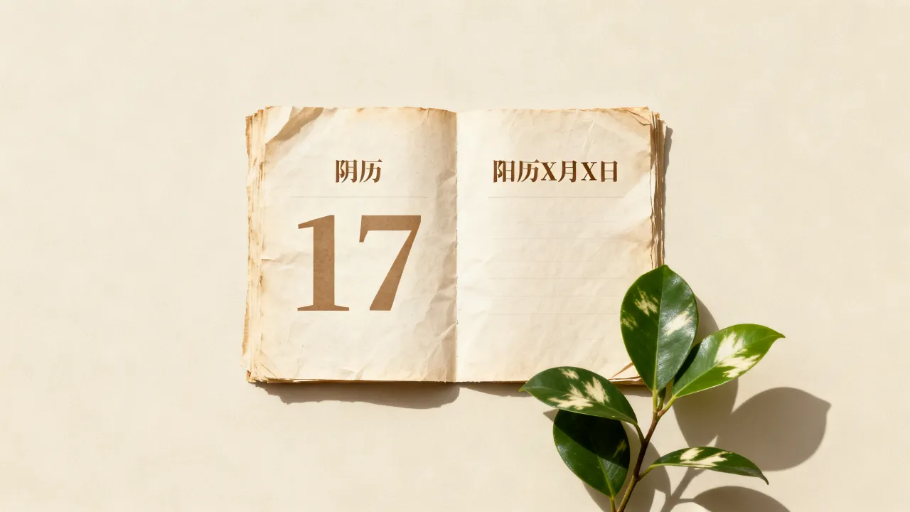 阴历17是什么日子，阴历17具体是阳历几月几号？