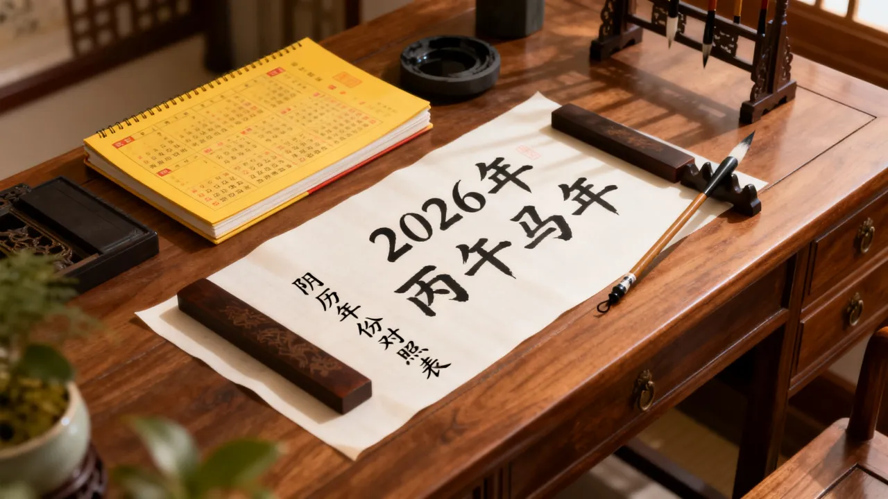 2026年阴历是什么年?农历丙午马年怎么查,阴历年份对照表 2026年阴历是什么年?农历丙午马年怎么查,阴历年份对照表