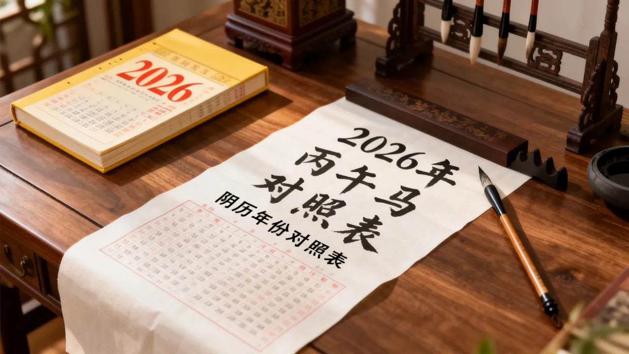 2026年阴历是什么年?农历丙午马年怎么查,阴历年份对照表 2026年阴历是什么年?农历丙午马年怎么查,阴历年份对照表