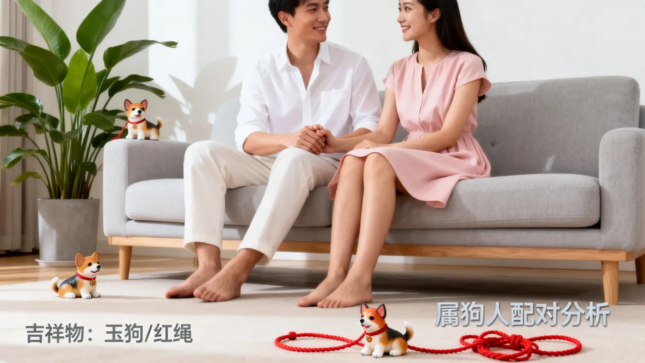 属狗人和属狗人配对好吗，属狗人配对吉祥物是什么