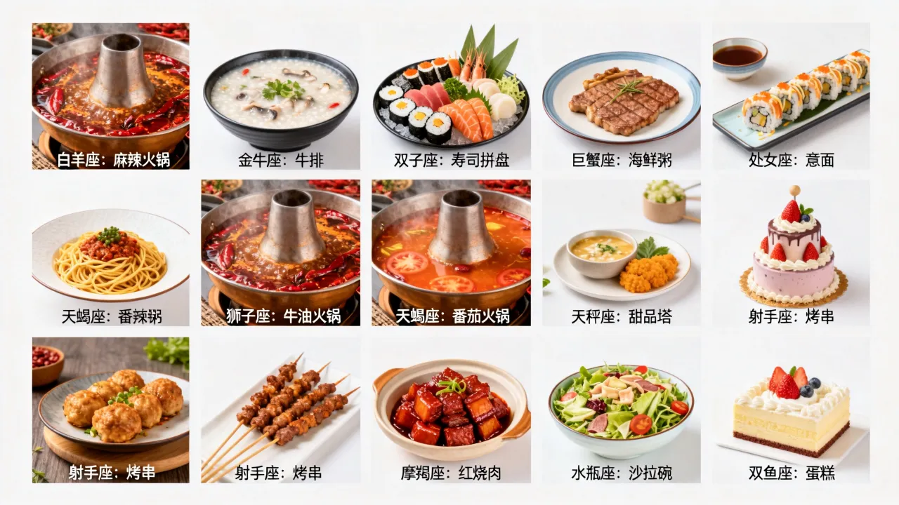十二星座和美食有哪些搭配?哪个星座最爱火锅? 十二星座和美食有哪些搭配?哪个星座最爱火锅?