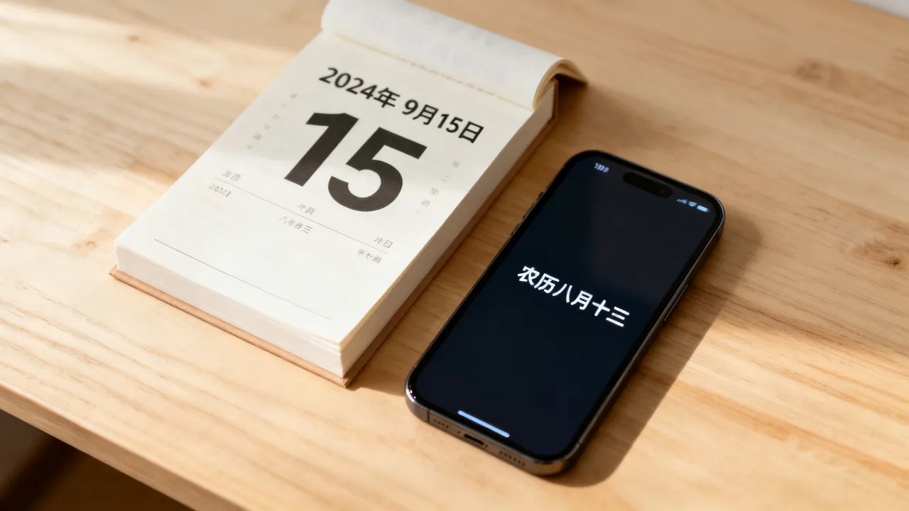 阴历现在几号，农历今天是多少？