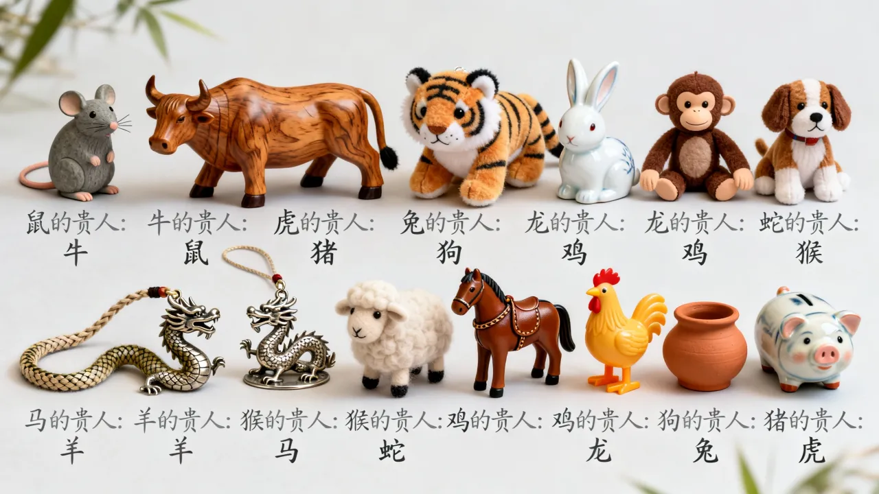 十二生肖的生肖贵人有哪些，你的生肖贵人是谁？