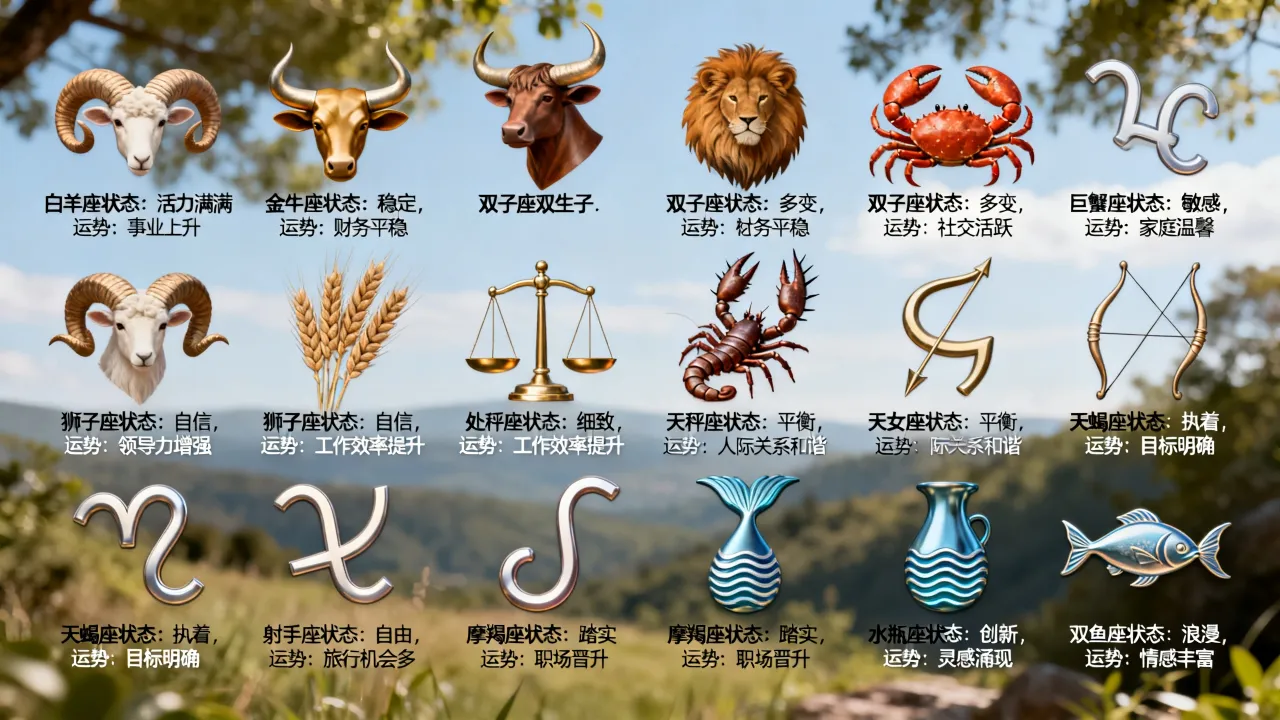 十二星座现在状态如何,十二星座最近运势怎么样 十二星座现在状态如何,十二星座最近运势怎么样