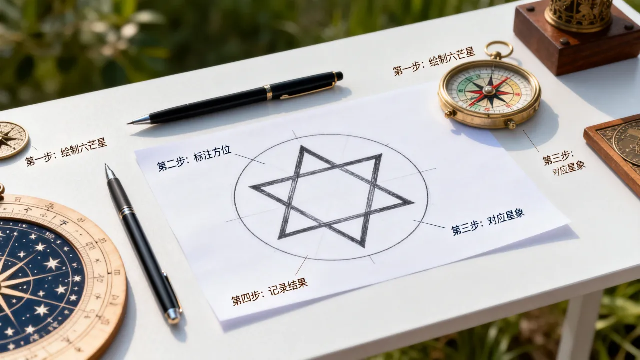 六芒星怎么测吉凶?六芒星测吉凶图解步骤详解 六芒星怎么测吉凶?六芒星测吉凶图解步骤详解