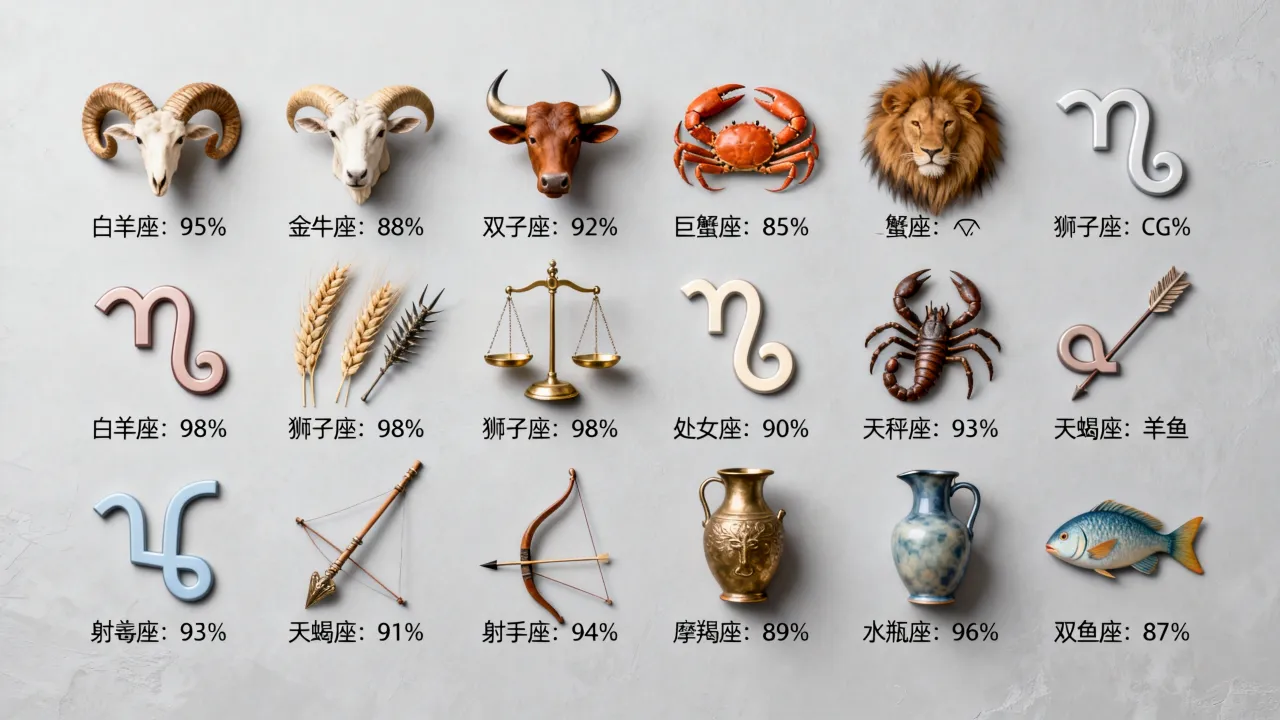 十二星座自信指数谁最高?十二星座谁最自信排名第一? 十二星座自信指数谁最高?十二星座谁最自信排名第一?