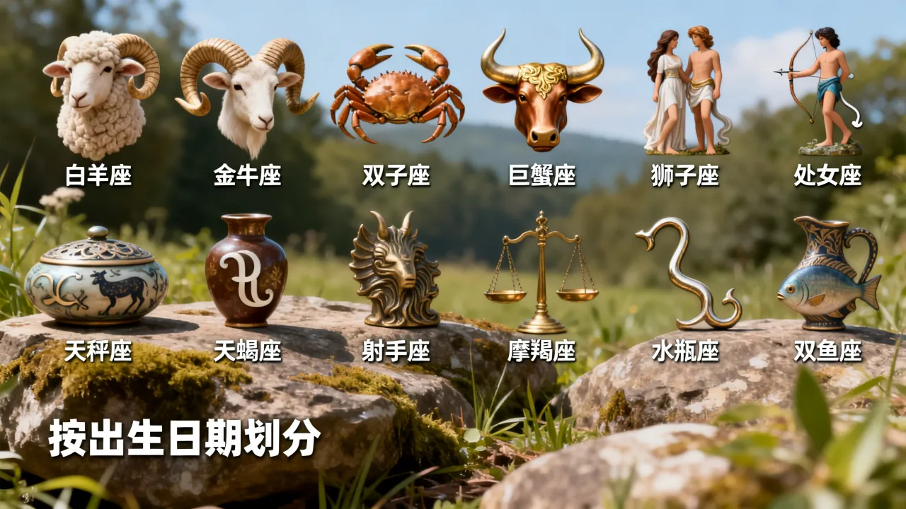 十二星座分别有哪些？十二星座分别是什么星座怎么划分