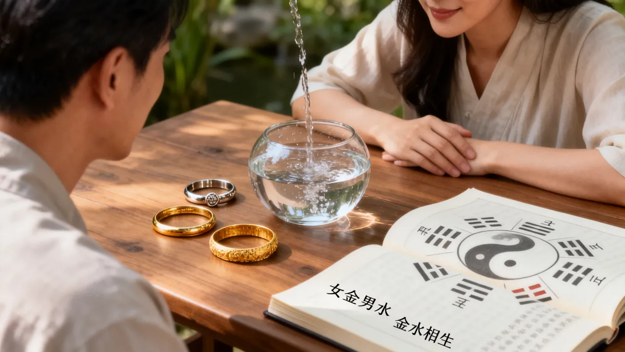 女金男水的夫妻命运好不好，金水相生能长久吗