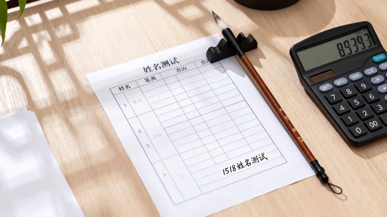 1518姓名吉凶怎么看，姓名测试打分准不准