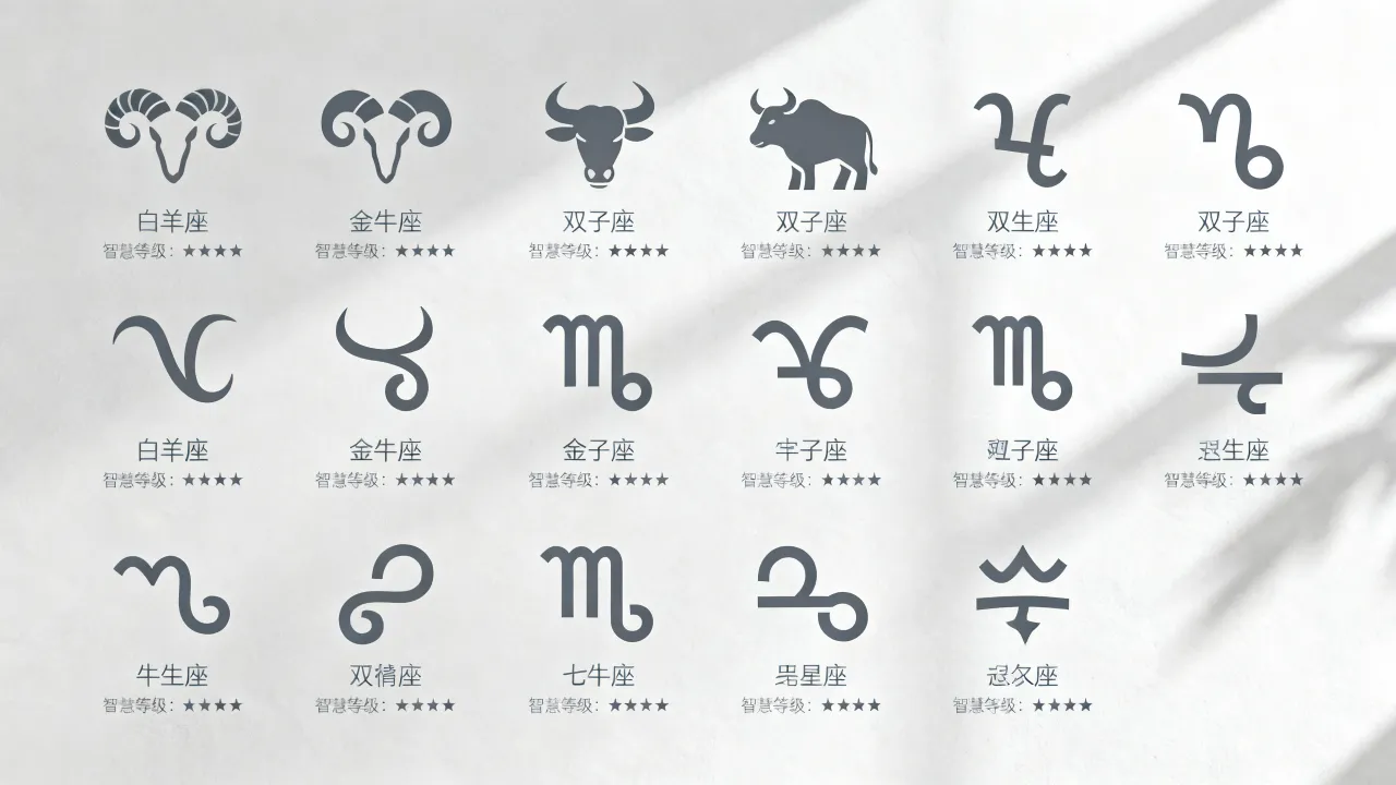 十二星座谁最聪明？智慧等级排名揭晓，你的星座排第几？