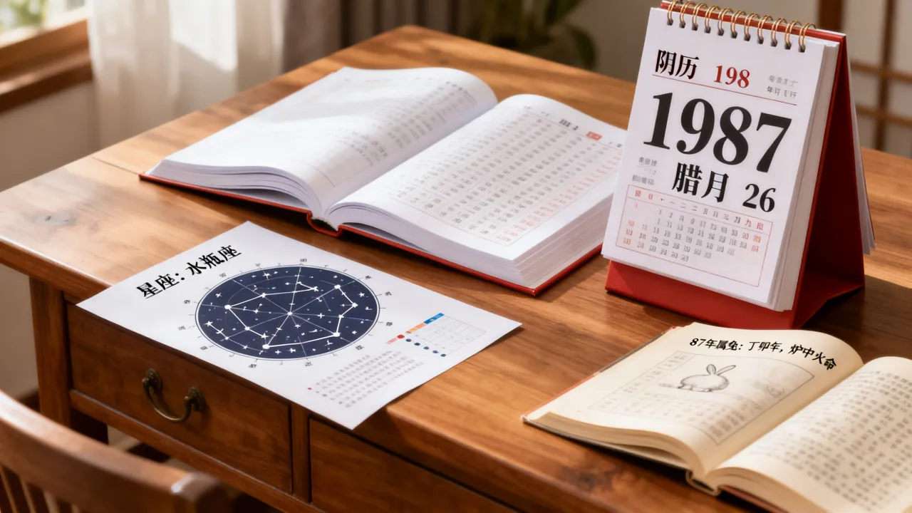 阴历87年腊月26出生是什么星座,87年属兔是什么命? 阴历87年腊月26出生是什么星座,87年属兔是什么命?