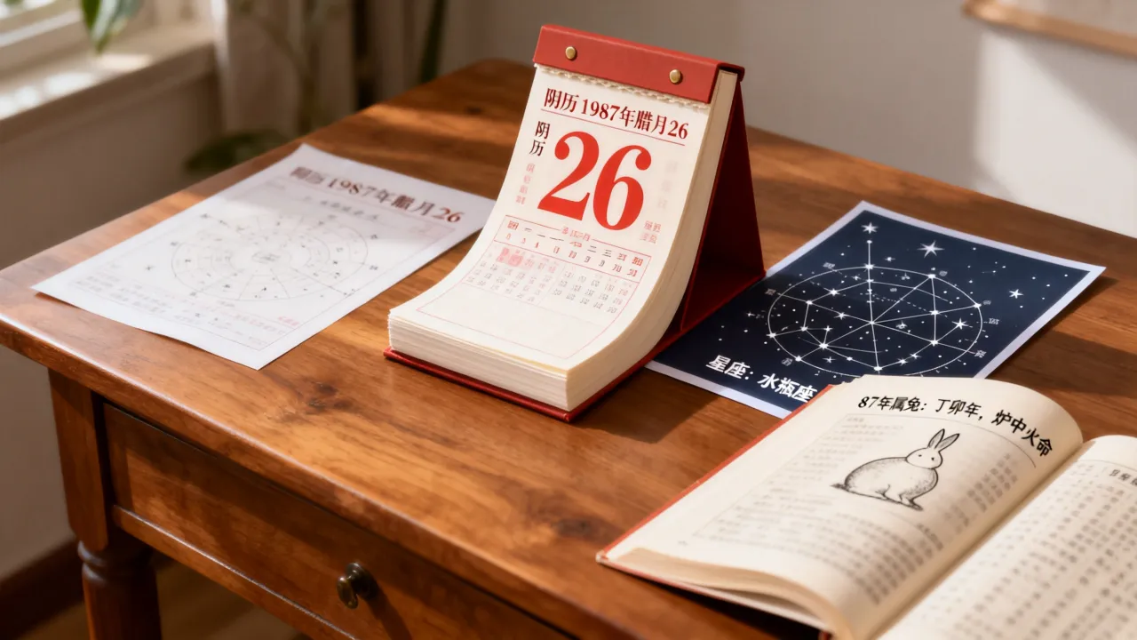 阴历87年腊月26出生是什么星座,87年属兔是什么命? 阴历87年腊月26出生是什么星座,87年属兔是什么命?