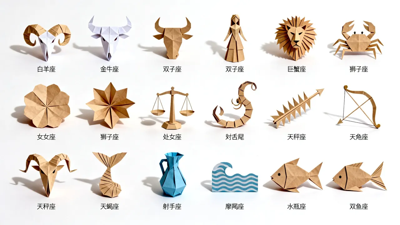 十二星座折纸视频教程大全,如何折纸十二星座最详细? 十二星座折纸视频教程大全,如何折纸十二星座最详细?