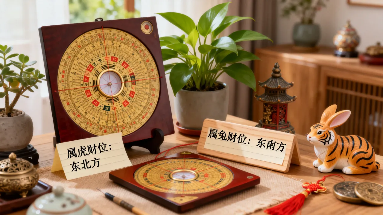 属虎的财位在哪个方向,属兔的财位最佳方位 属虎的财位在哪个方向,属兔的财位最佳方位