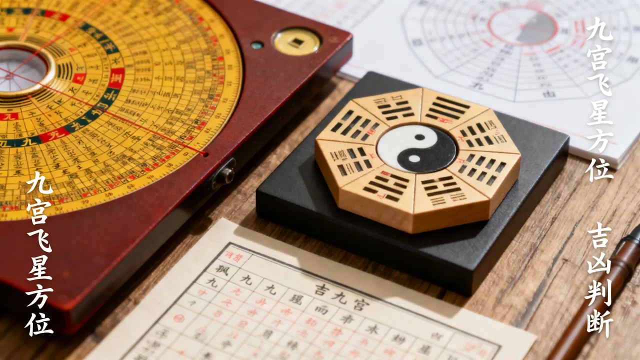 风水九宫怎么算吉凶图？九宫飞星方位怎么看