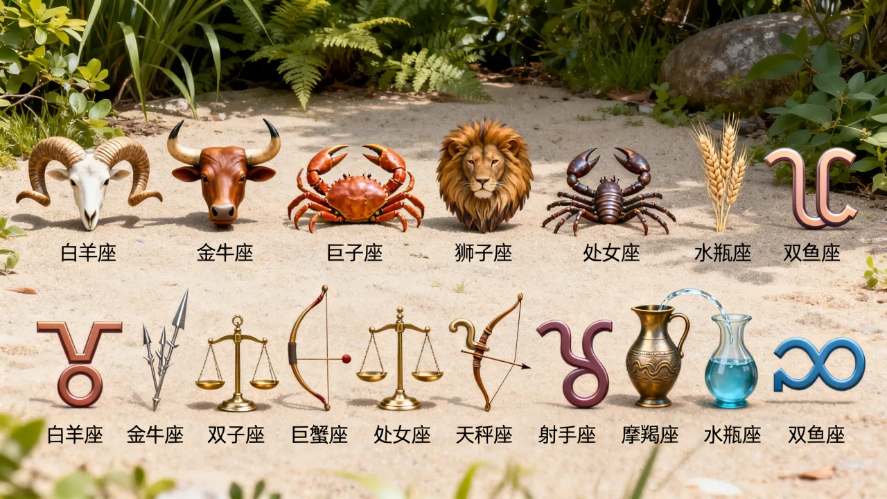 希腊十二星座分别是什么,十二星座名称大全查询 希腊十二星座分别是什么,十二星座名称大全查询