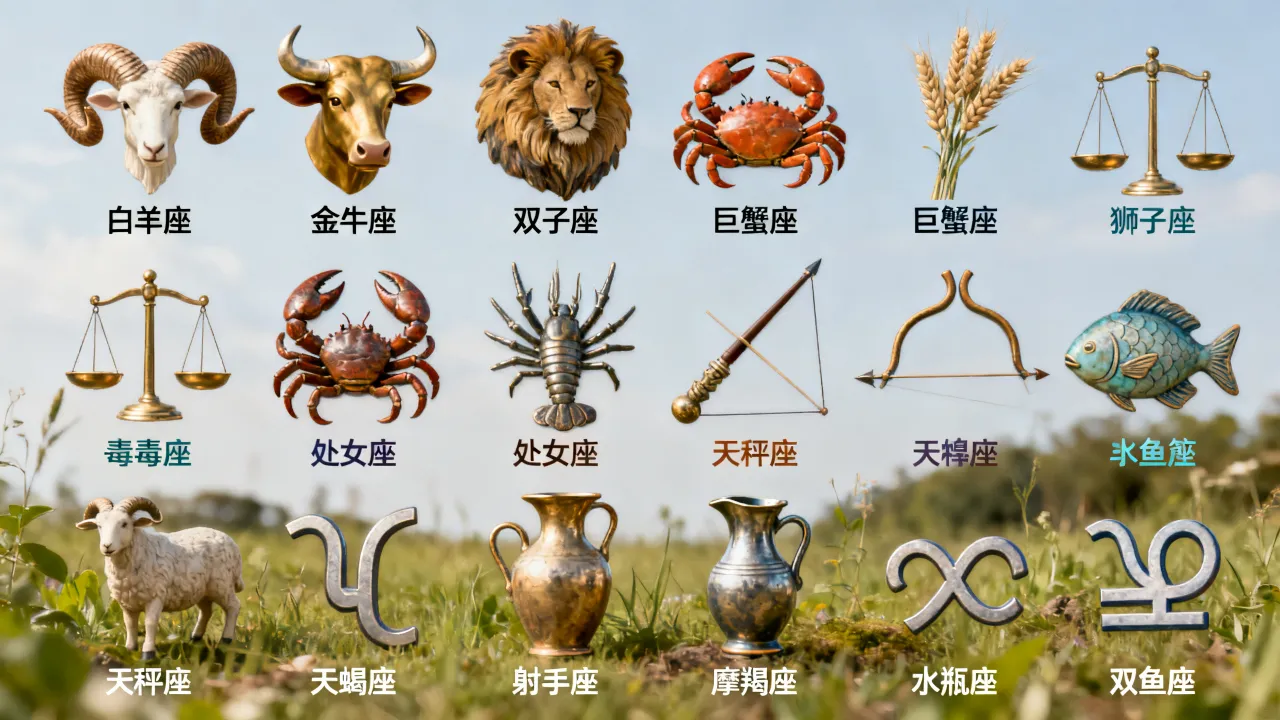 希腊十二星座分别是什么,十二星座名称大全查询 希腊十二星座分别是什么,十二星座名称大全查询