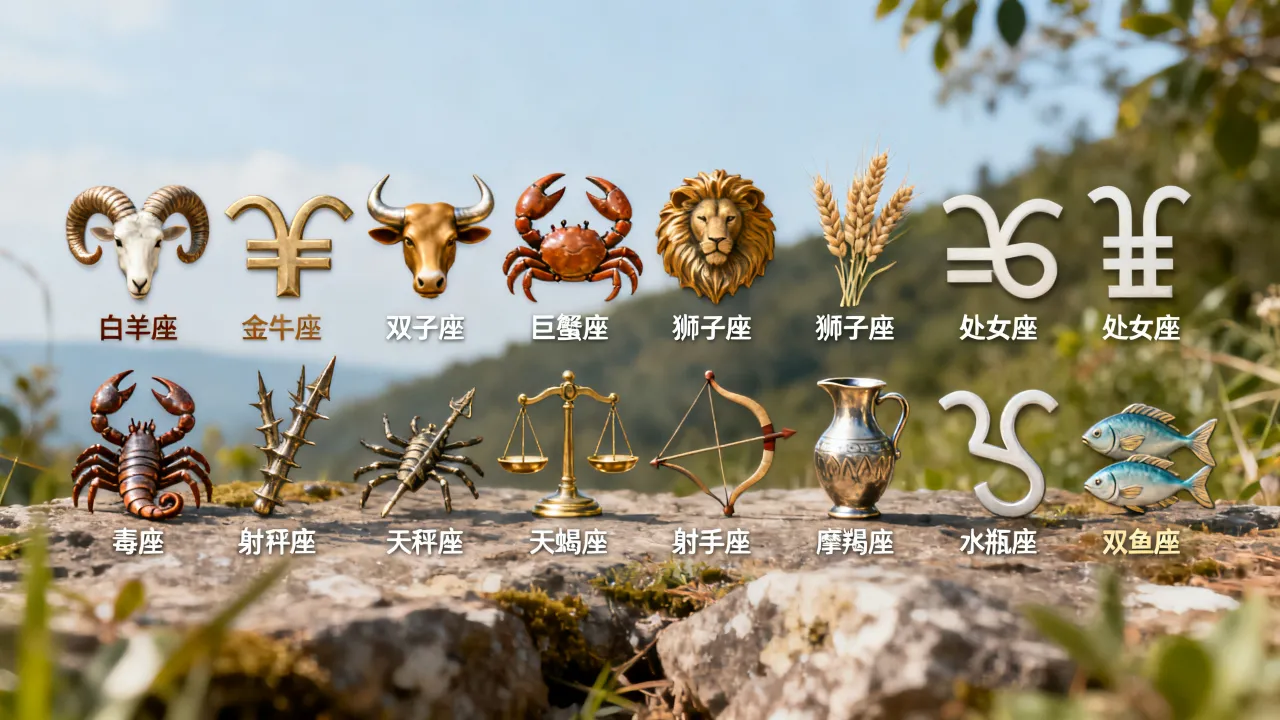 希腊十二星座分别是什么，十二星座名称大全查询