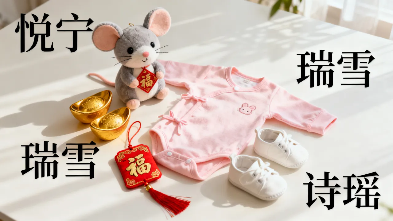 属鼠女宝宝名字怎么取?哪些名字好听又吉祥? 属鼠女宝宝名字怎么取?哪些名字好听又吉祥?