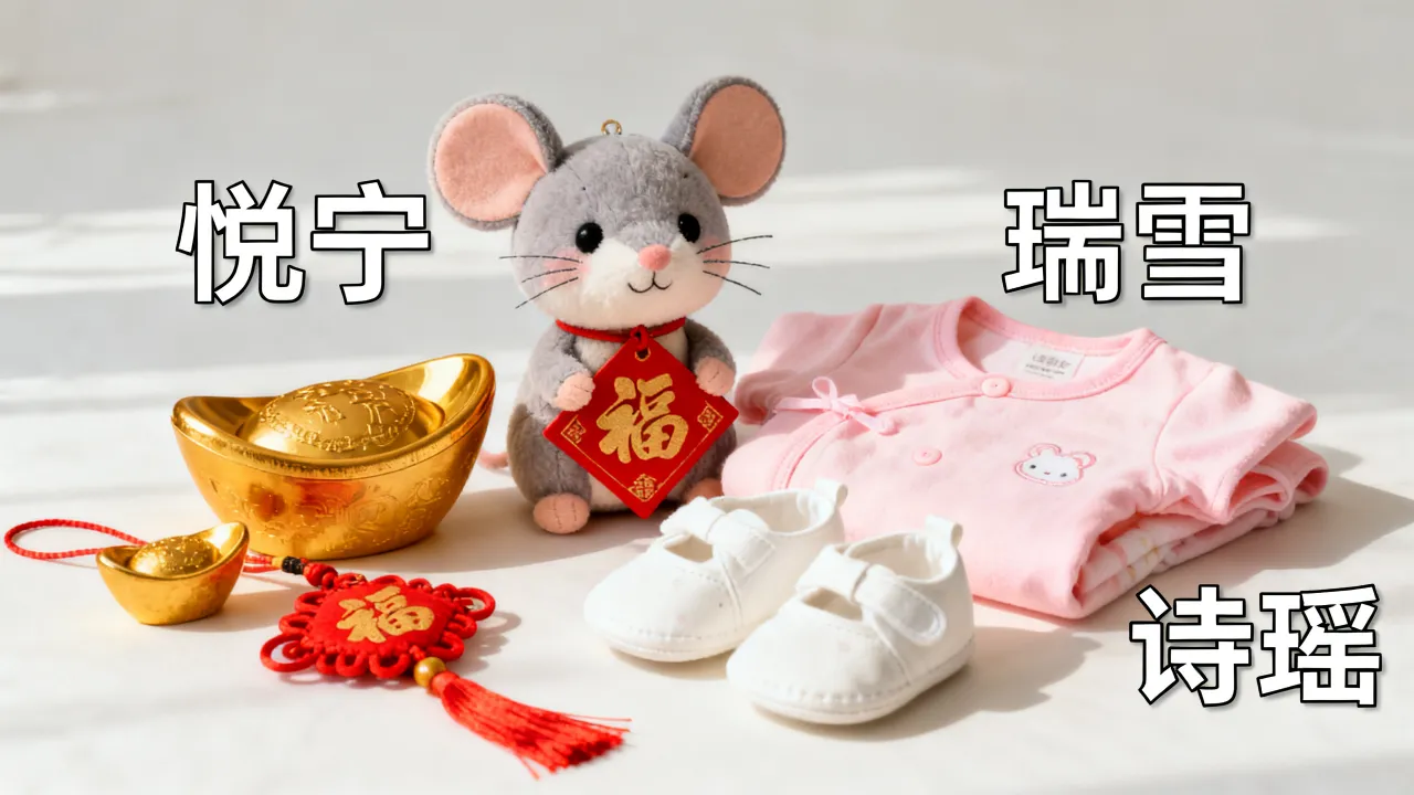 属鼠女宝宝名字怎么取?哪些名字好听又吉祥? 属鼠女宝宝名字怎么取?哪些名字好听又吉祥?
