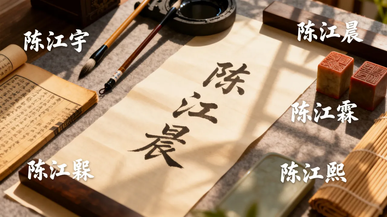 陈什么江给男宝起什么名，陈姓江字辈好听大全集