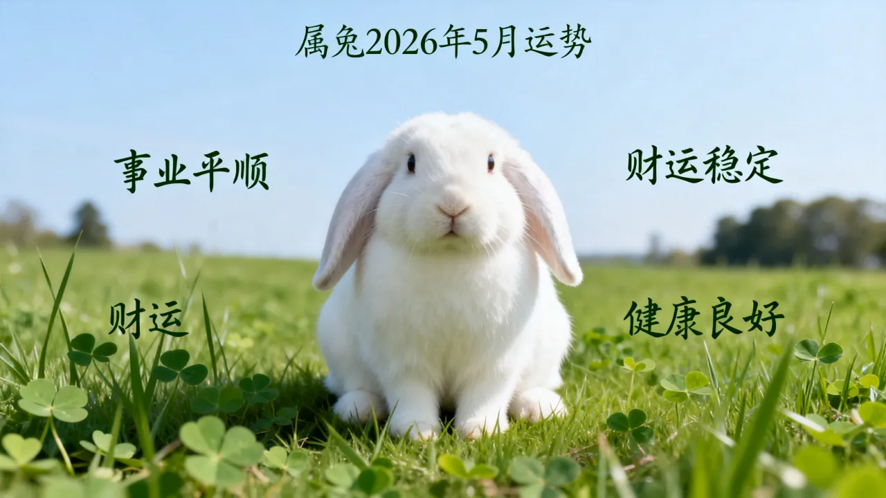 属兔2026年5月运程好吗,属兔2026年详细运势怎么样? 属兔2026年5月运程好吗,属兔2026年详细运势怎么样?