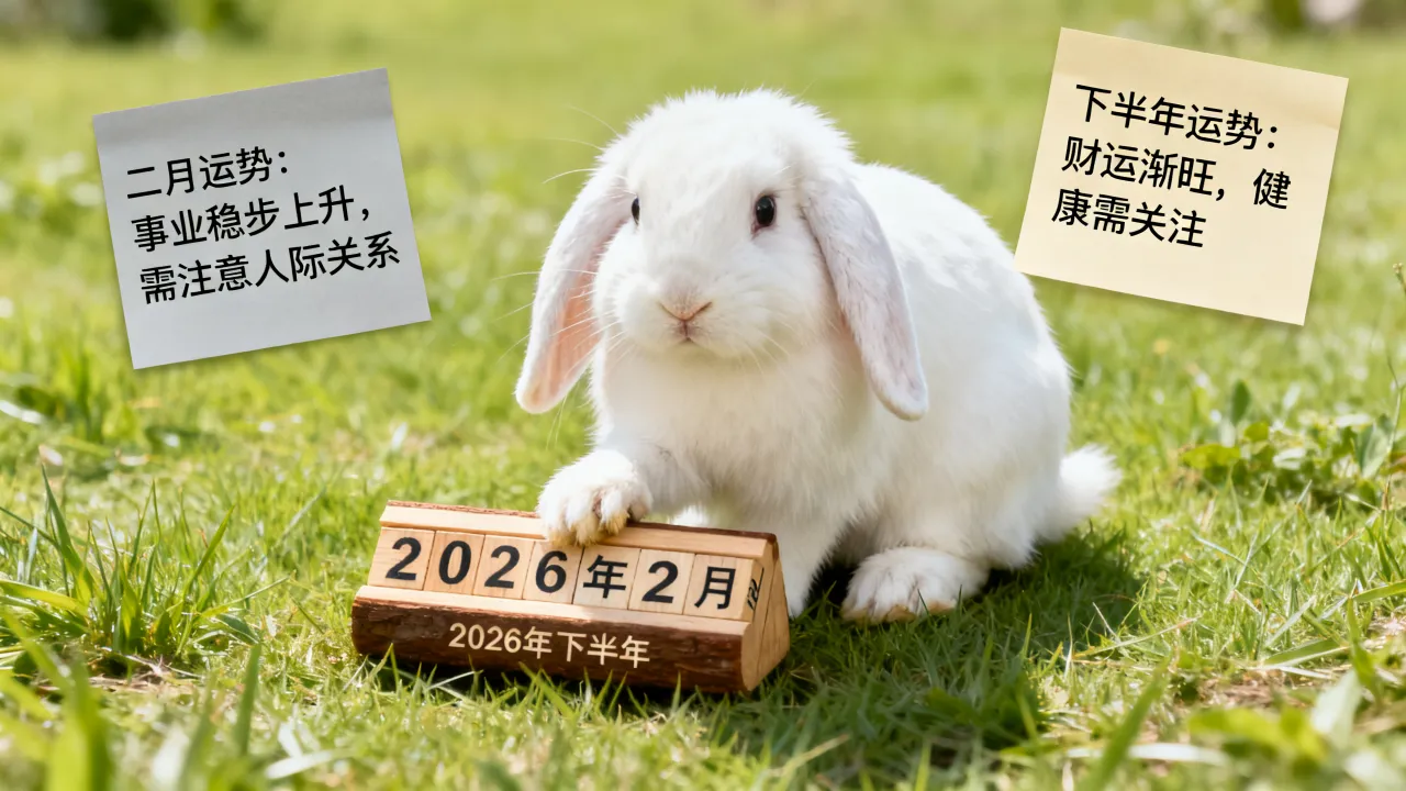 2026属兔二月运势如何，2026属兔下半年运势走向怎样