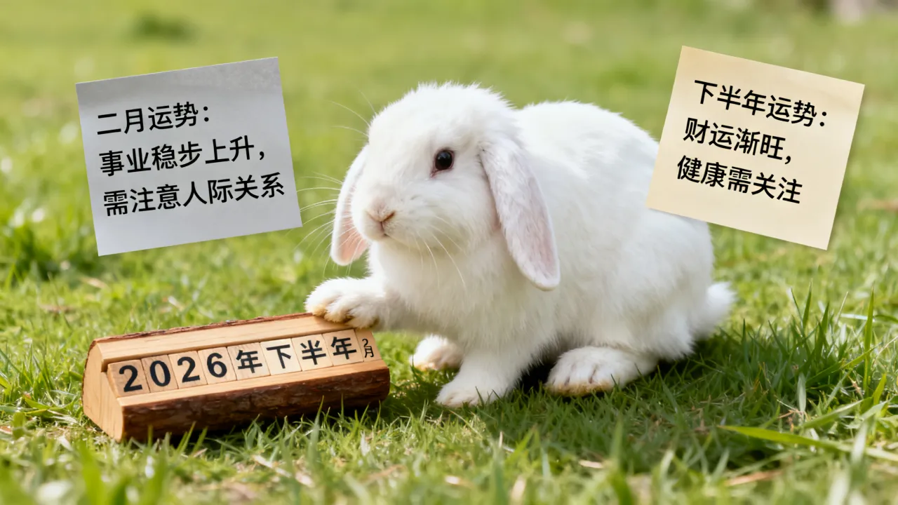2026属兔二月运势如何，2026属兔下半年运势走向怎样