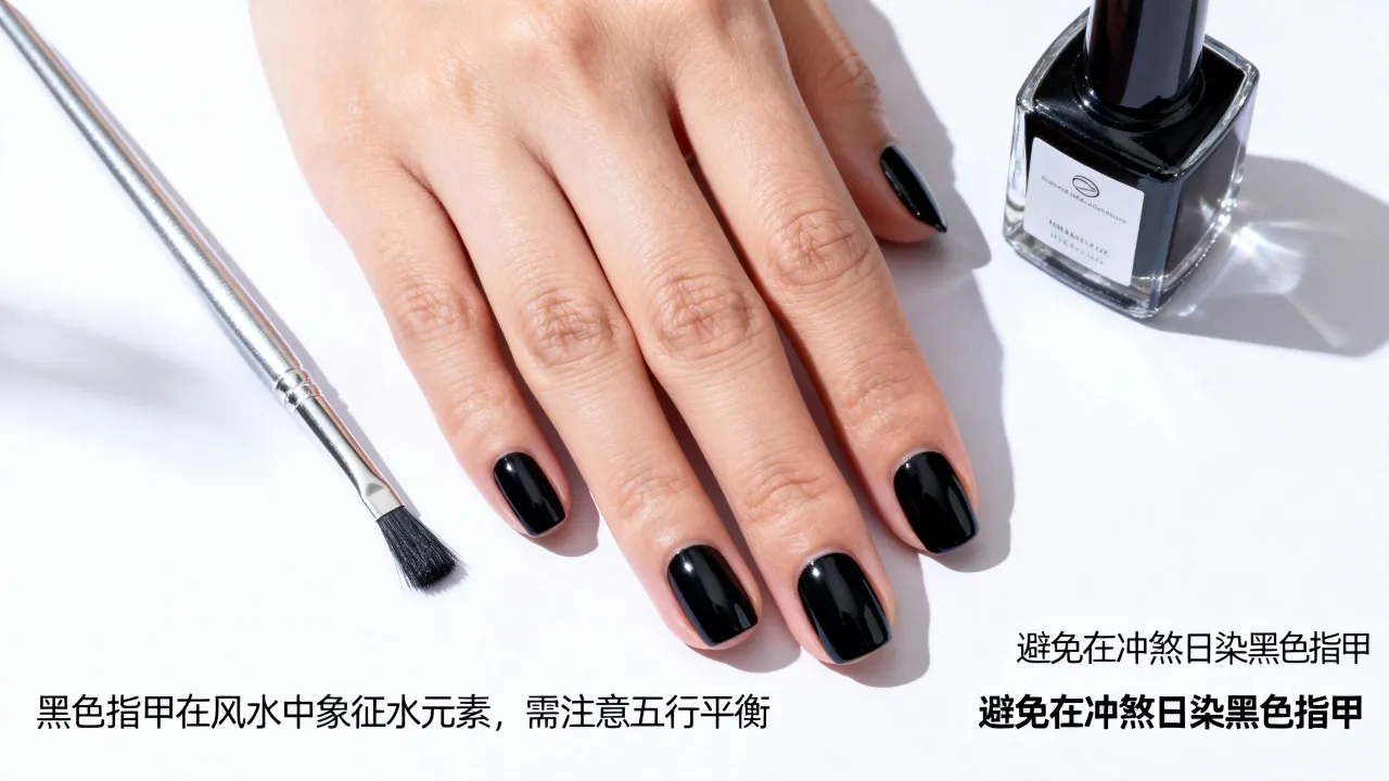 染黑色指甲吉凶怎么算,染黑色指甲有什么风水禁忌? 染黑色指甲吉凶怎么算,染黑色指甲有什么风水禁忌?