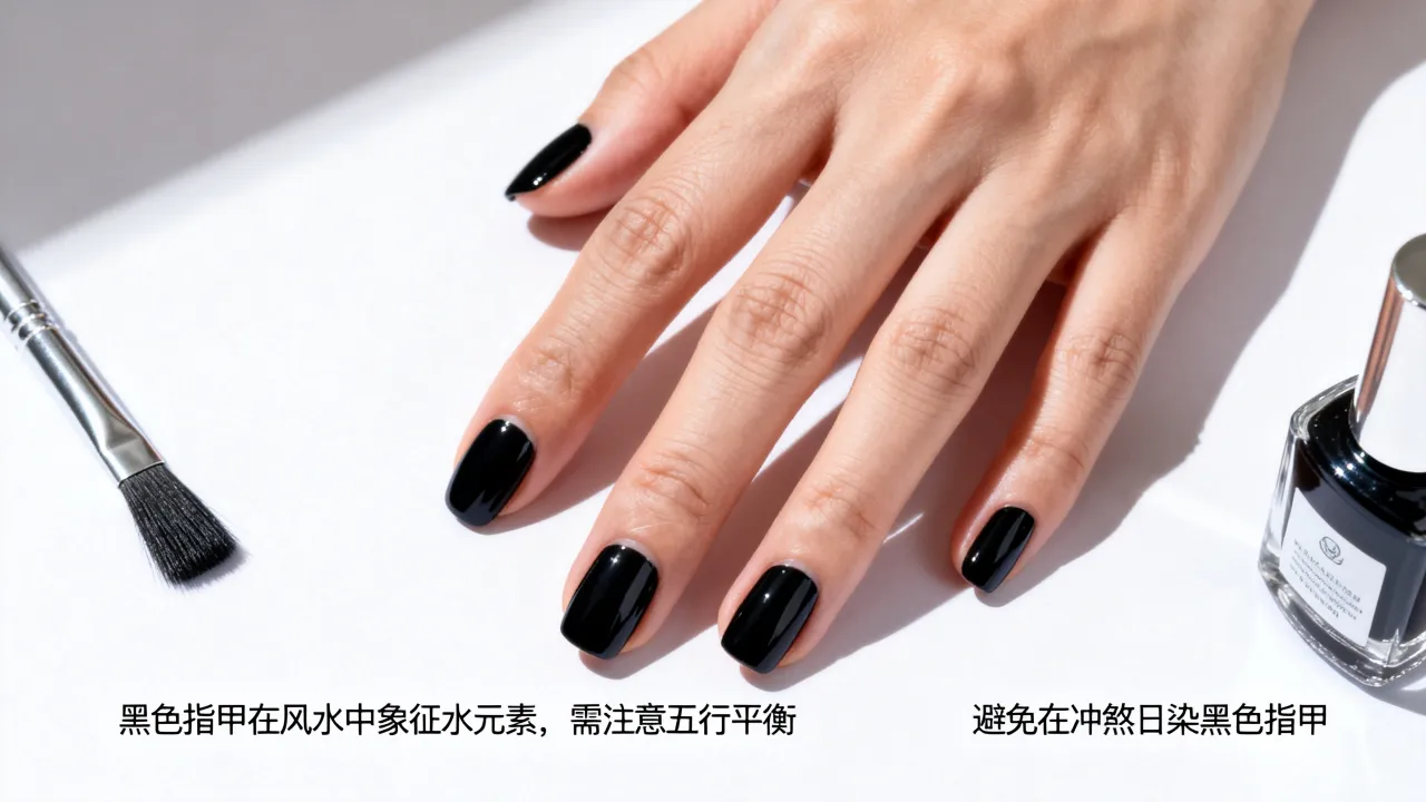 染黑色指甲吉凶怎么算,染黑色指甲有什么风水禁忌? 染黑色指甲吉凶怎么算,染黑色指甲有什么风水禁忌?