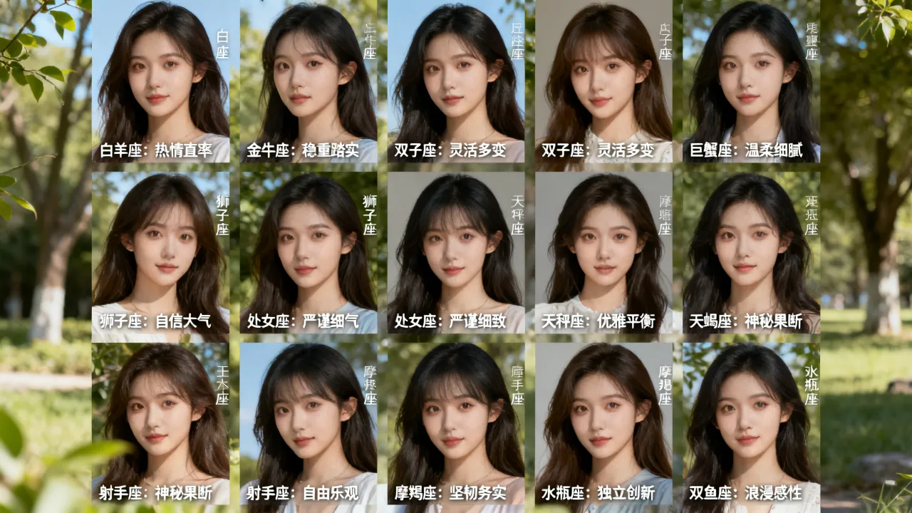 十二星座女头代表什么性格，十二星座女生头像怎么选才适合自己