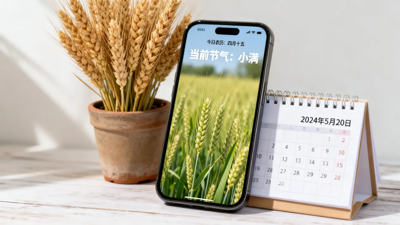 今天阴历几月几号了，怎么查询农历日期和节气？