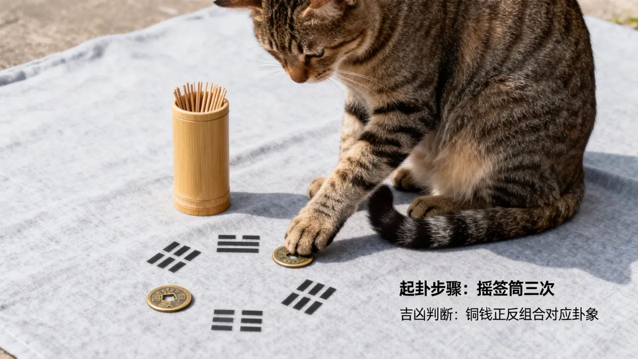 怎么给猫起卦吉凶图解,猫起卦结果如何判断吉凶 怎么给猫起卦吉凶图解,猫起卦结果如何判断吉凶