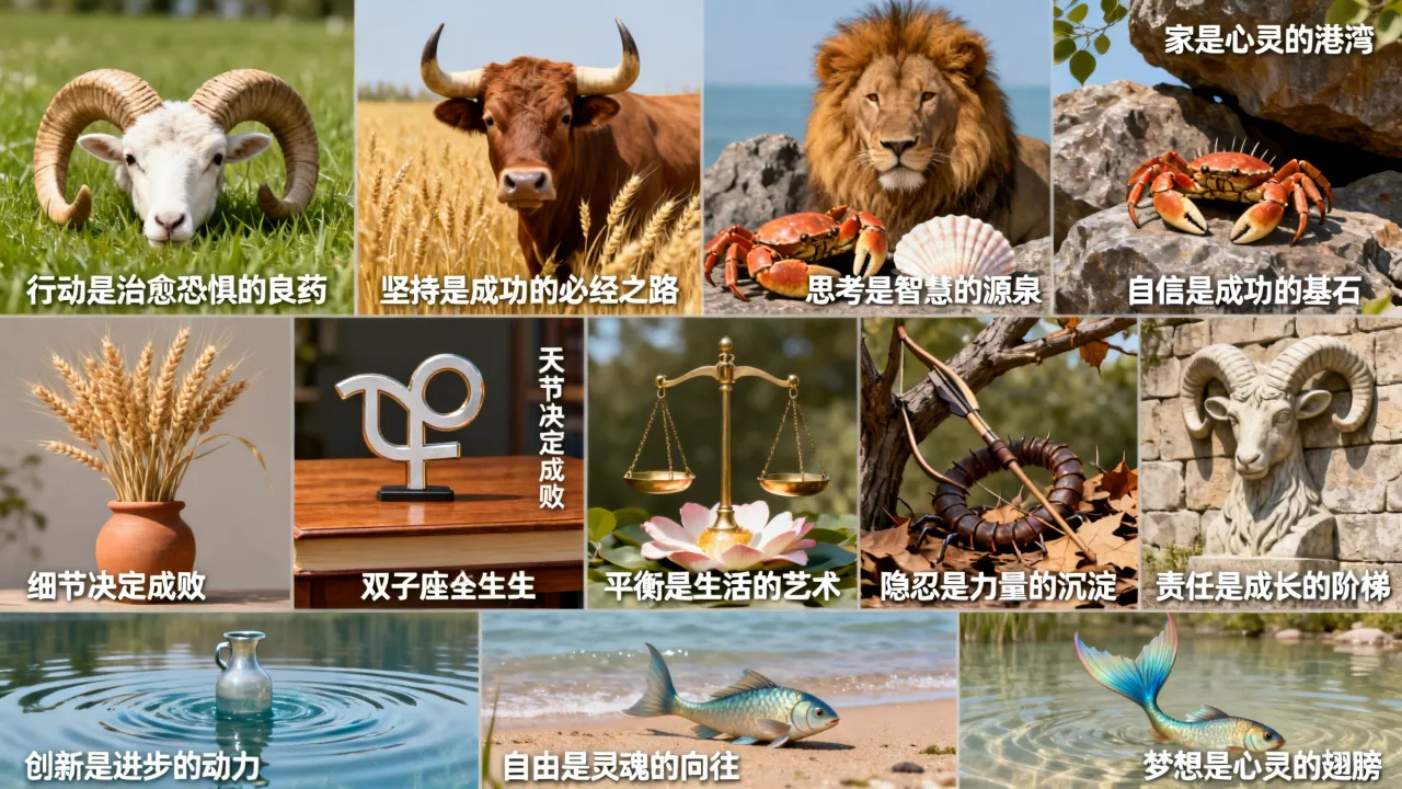 十二星座专属格言有哪些?十二星座经典格言大全 十二星座专属格言有哪些?十二星座经典格言大全