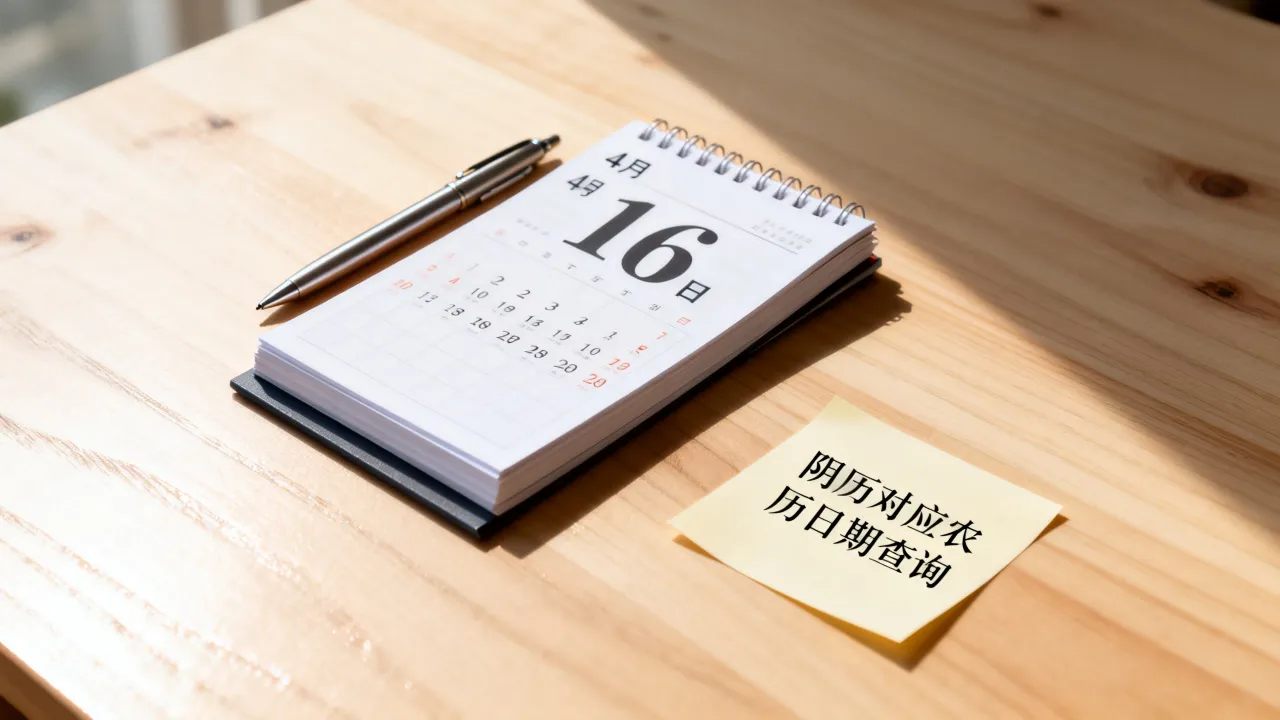 4月16日阴历是几月几号？农历日期对应查询