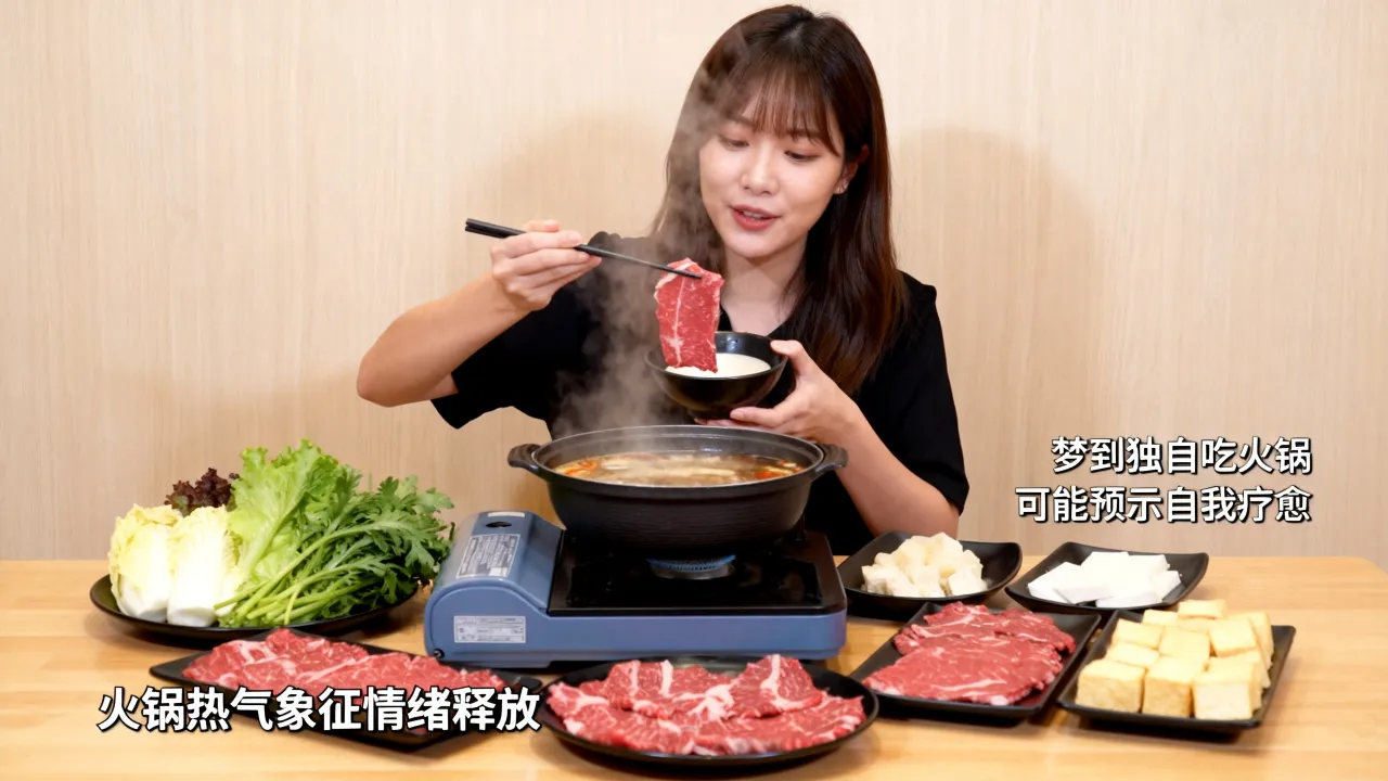 梦到一个人吃火锅是好事还是坏事，预示什么征兆