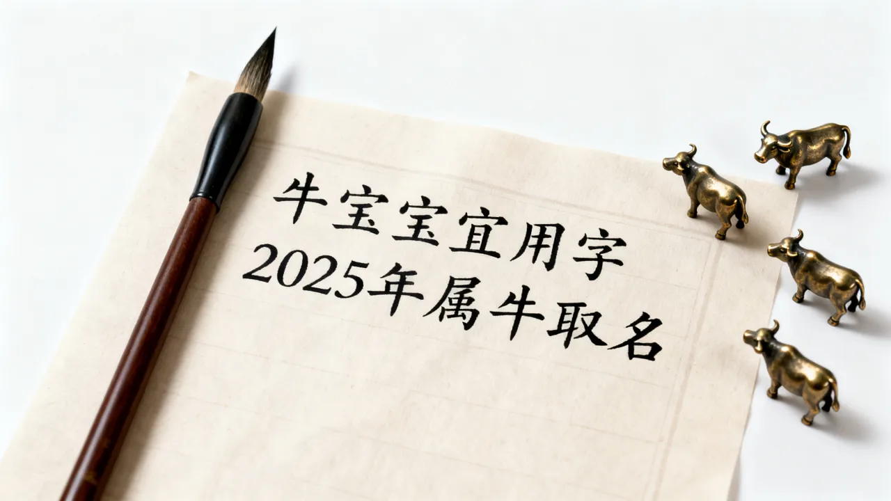 牛宝宝起名应该带什么，2025年属牛宝宝取名宜用字有哪些？