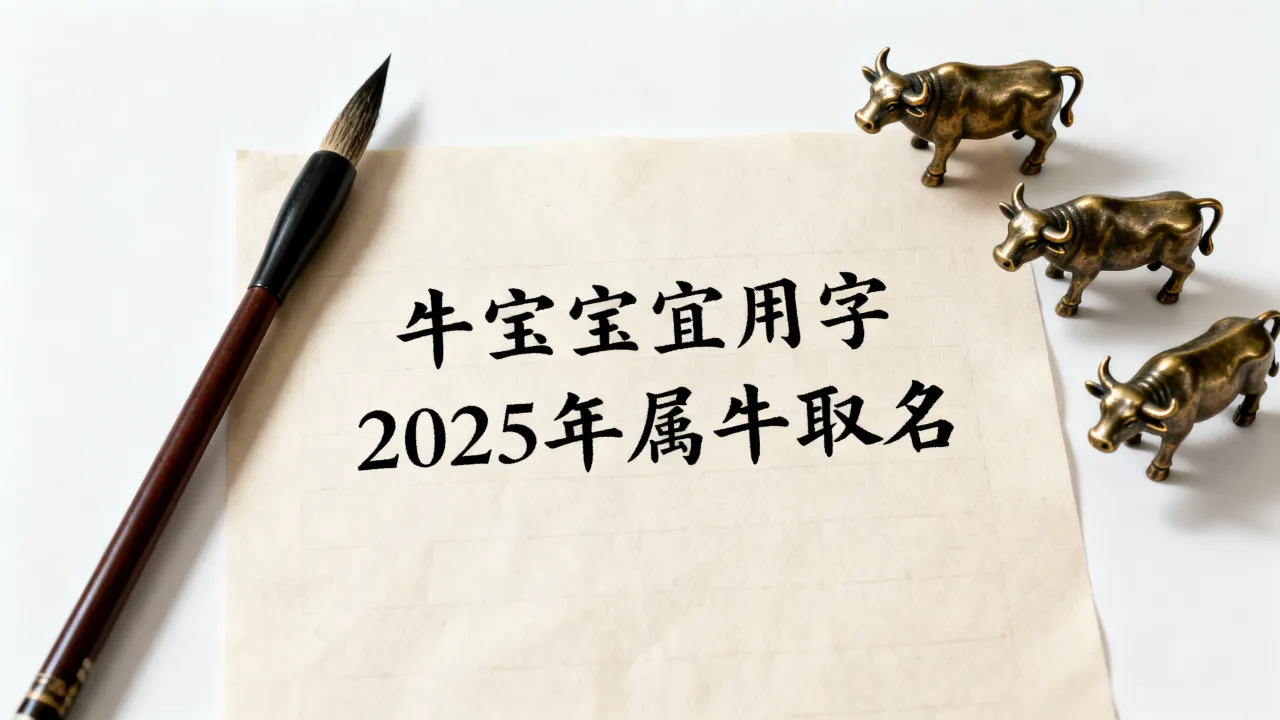 牛宝宝起名应该带什么，2025年属牛宝宝取名宜用字有哪些？