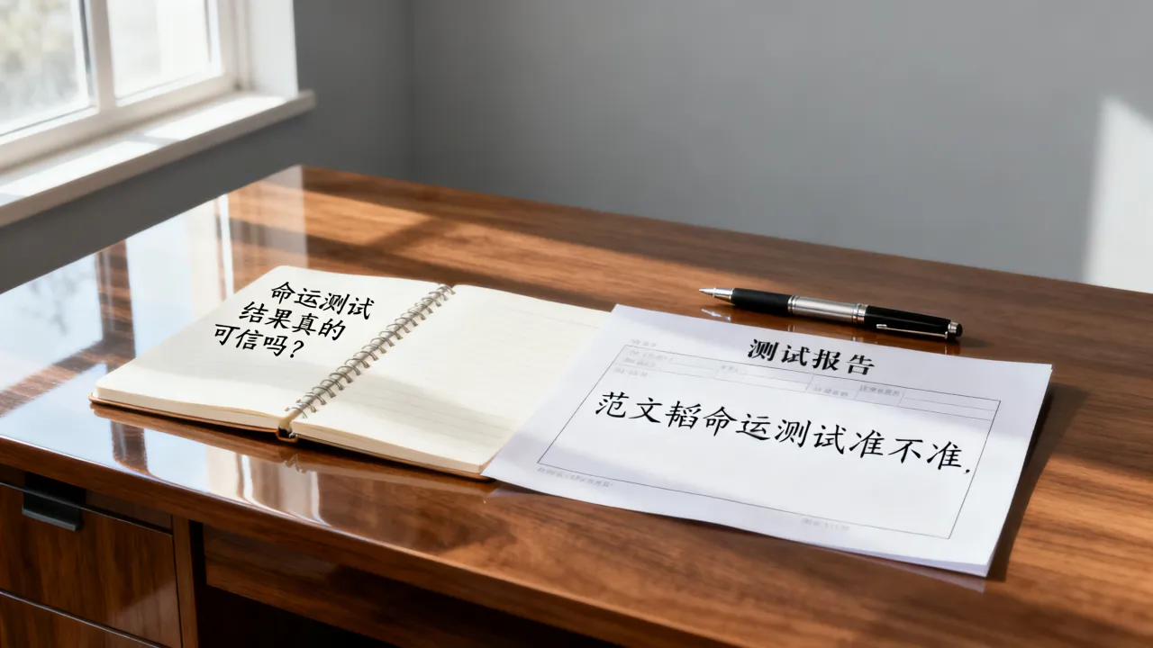范文韬命运测试准不准，命运测试结果真的可信吗？