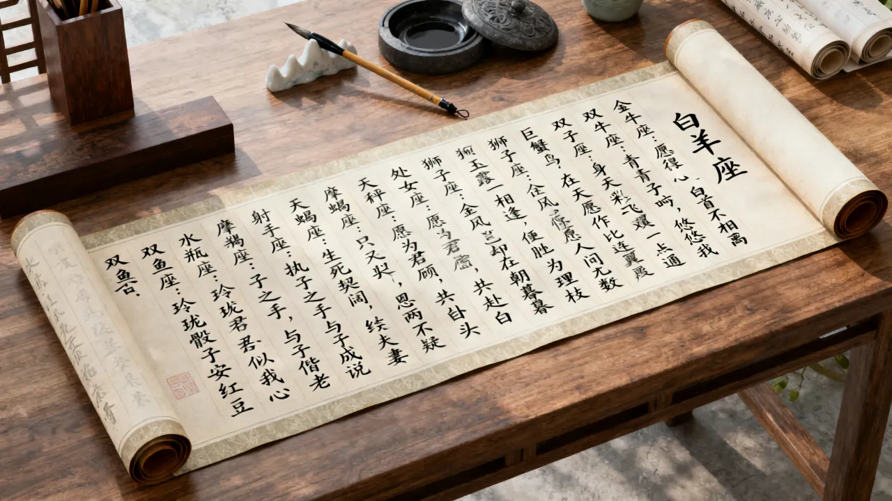 十二星座古代情话有哪些，十二星座古代情话大全