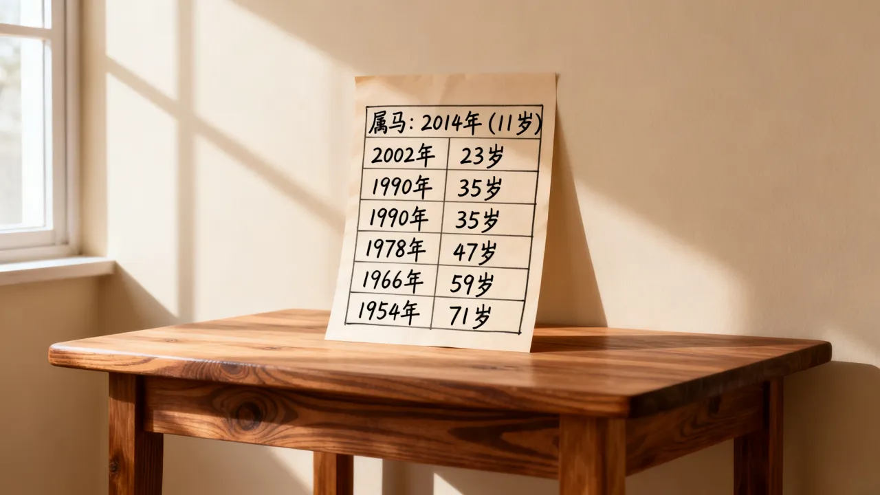 属马的今年几岁,2025年属相月份年龄对照表查询 属马的今年几岁,2025年属相月份年龄对照表查询