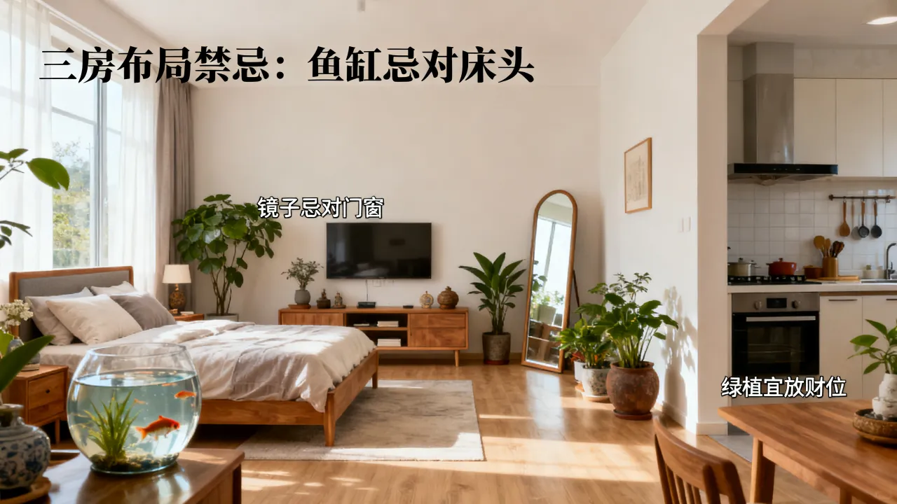 风水三房怎么算吉凶,家中三房布局禁忌详解 风水三房怎么算吉凶,家中三房布局禁忌详解