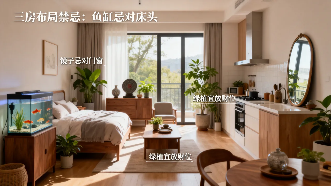 风水三房怎么算吉凶,家中三房布局禁忌详解 风水三房怎么算吉凶,家中三房布局禁忌详解