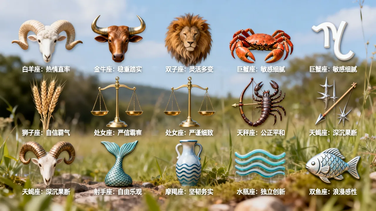 十二星座的特征是什么，如何判断星座性格？