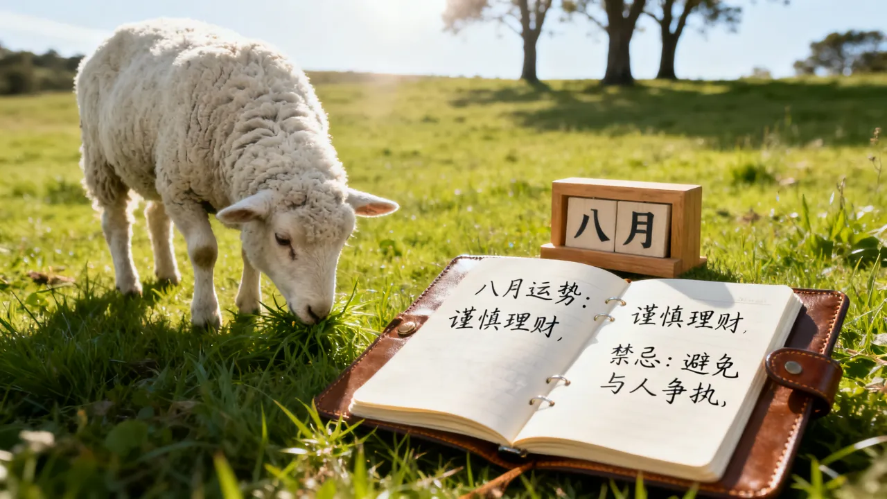 八月的羊命运如何，属羊人八月运势需要注意哪些禁忌？