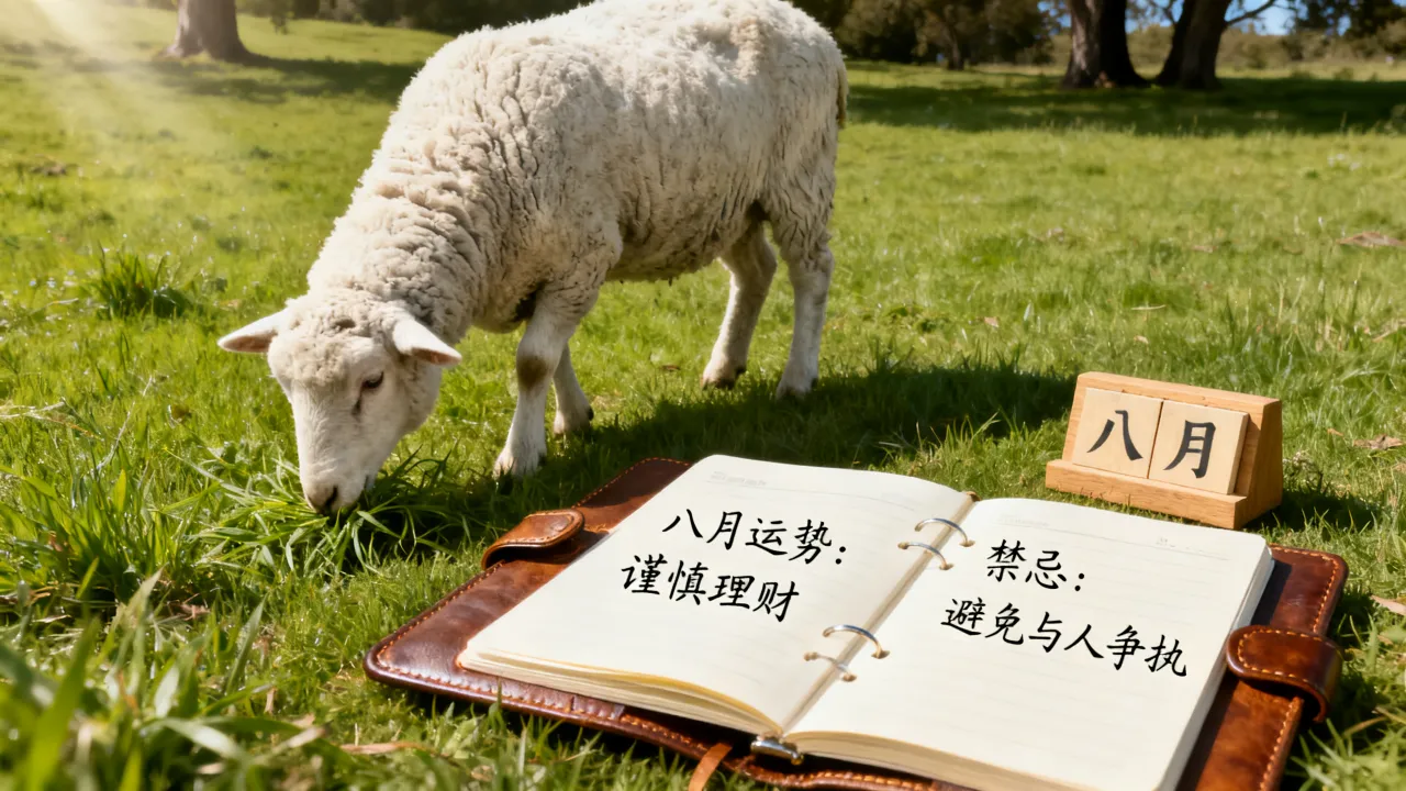 八月的羊命运如何，属羊人八月运势需要注意哪些禁忌？