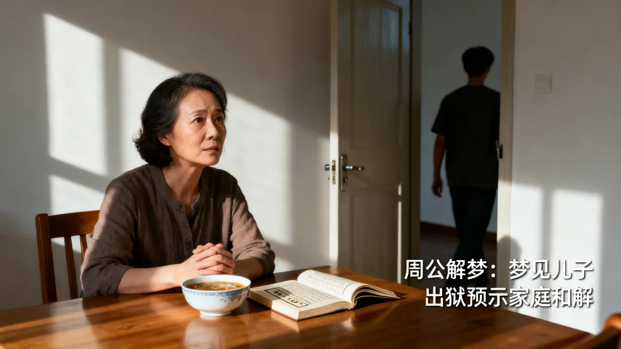 梦见儿子出狱是什么征兆，周公解梦梦见儿子出狱预示什么？
