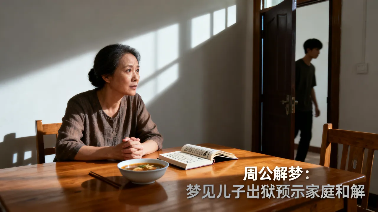 梦见儿子出狱是什么征兆，周公解梦梦见儿子出狱预示什么？